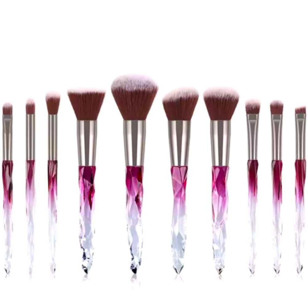 Crystal Makeup Brush Set